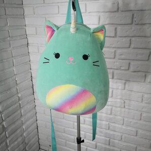 Nicole the Caticorn 12" Original Squishmallows Teal Green Back Pack